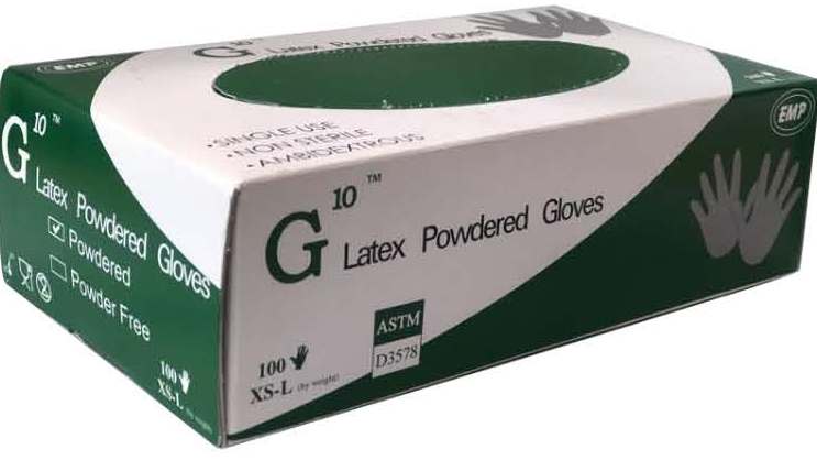 G10 Rubber Gloves (100's)
