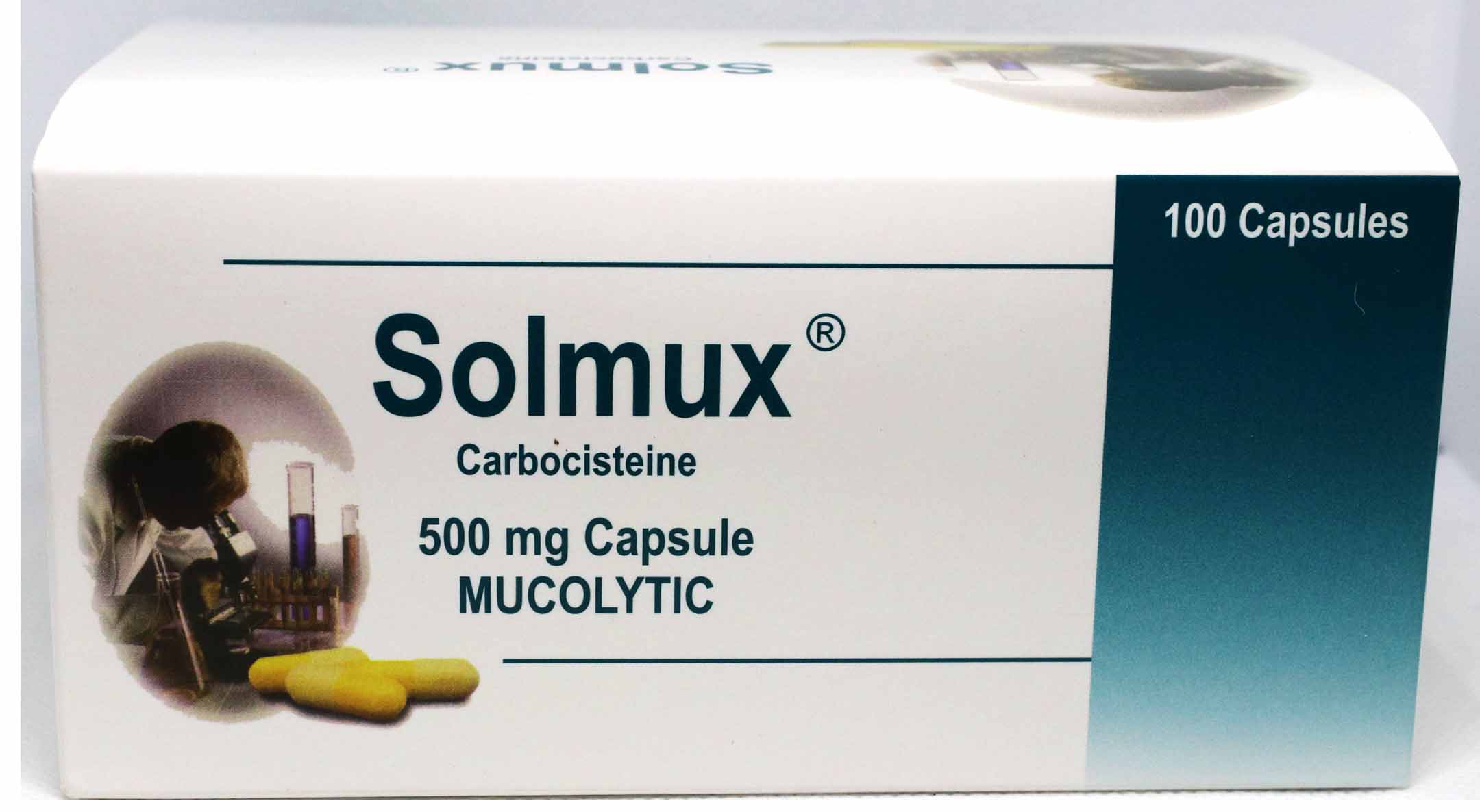 Solmux 500mg Capsule (100 Capsules)